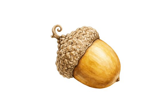 Acorn PNG & Cut Files for DIY Projects