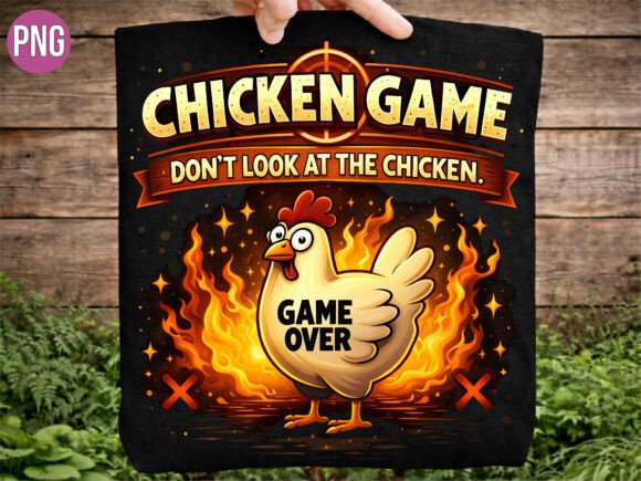 Elevating Digital Design with the Chicken Game Over Funny Rooster PNG