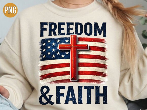 Freedom and Faith American Cross PNG: A Versatile Digital Design Resource