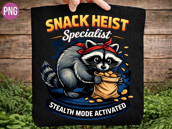Snack Heist Specialist Raccoon Shirt PNG: A Guide to High-Quality Digital Design